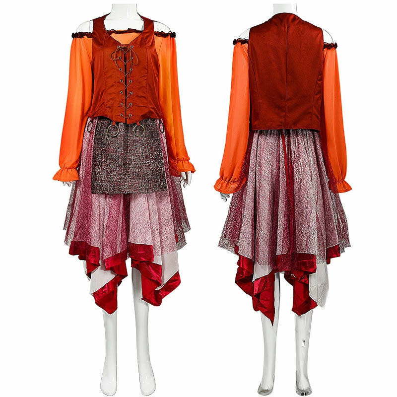 Hocus Pocus 2 Mary Sanderson Cosplay Costumes 3 Hocus Pocus 2 Mary Sanderson Cosplay Costumes