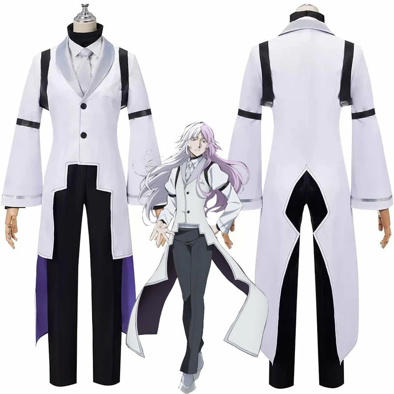 Anime Bungo Stray Dogs Sigma Cosplay Costumes 3 Anime Bungo Stray Dogs Sigma Cosplay Costumes
