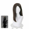Movie Resident Evil Village Cassandra Dimitrescu Dark Brown Long Cosplay Wigs
