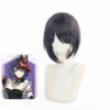 Game Genshin Impact Kujo Sara Blue Gradient Short Cosplay Wigs