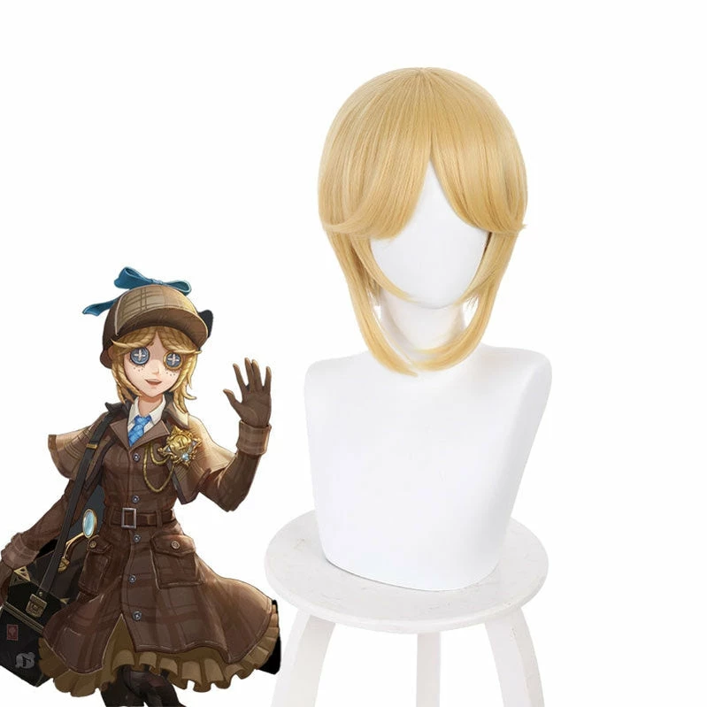 Game Identity V Ruth & Inference Gardener Miss Truth Blonde Cosplay Wigs 4 Game Identity V Ruth & Inference Gardener Miss Truth Blonde Cosplay Wigs - Image 2