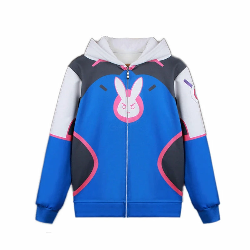 Game OW Overwatch D.Va Hana Song Fleece Lined Hoodie Jacket Cosplay Costumes 3 Game OW Overwatch D.Va Hana Song Fleece Lined Hoodie Jacket Cosplay Costumes