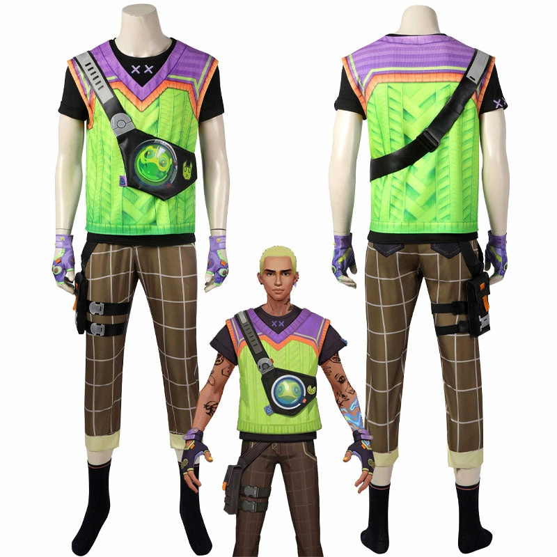 Game Valorant Gekko Agent Cosplay Costumes 3 Game Valorant Gekko Agent Cosplay Costumes