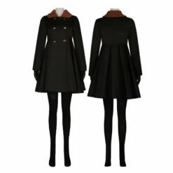 M3GAN AI Doll Megan Black Coat Cosplay Costumes