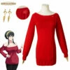 Anime SPY×FAMILY Yor Forger Red Sweater Cosplay Costumes -COSPLAY CLANS Sales Store 1 90459a0f c0a7 4675 95ba 71e221a390e3
