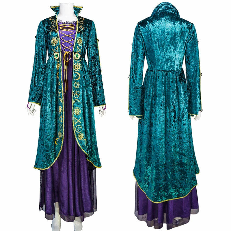 Hocus Pocus 2 Winifred Sanderson Cosplay Costumes 3 Hocus Pocus 2 Winifred Sanderson Cosplay Costumes