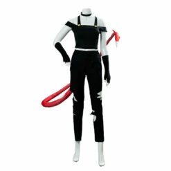 Anime Hazbin Hotel Angel Dust Balck Fullset Halloween Cosplay Costumes