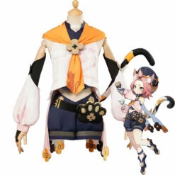 Game Genshin Impact Diona Cosplay Costumes
