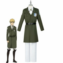 Anime Attack On Titan Season 4 Mikasa Ackerman Armin Survey Corps Cosplay Costume