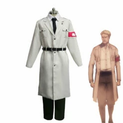 Anime Attack On Titan 4 Season Reiner Braun Uniform Set Cosplay Costume