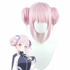 Game Blue Archive Misono Mika Short Cosplay Wigs