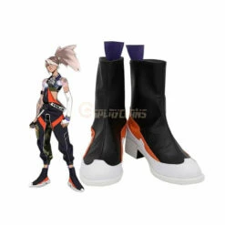 LOL True Damage Akali Cosplay Boots Customized Leather Shoes For Boys And Girls