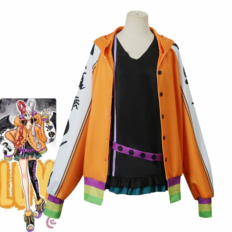 Anime One Piece Film Red UTA Daily Outfit Cosplay Costumes 3 Anime One Piece Film Red UTA Daily Outfit Cosplay Costumes