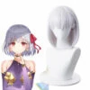 FGO Fate Grand Order Assassin Kama 35cm Short Silver Grey Halloween Cosplay Wigs -COSPLAY CLANS Sales Store 1 ba92a887 0599 43c3 aafa b1b87497b1f3