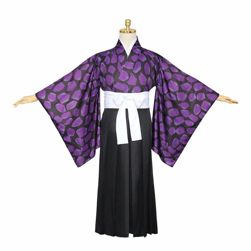 Anime Demon Slayer Kimetsu No Yaiba Kokushibou Tsugikuni Michikatsu Cosplay Costumes 4 Anime Demon Slayer Kimetsu No Yaiba Kokushibou Tsugikuni Michikatsu Cosplay Costumes - Image 2
