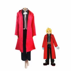 Anime Fullmetal Alchemist Edward Elric Cosplay Costume