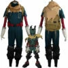Anime My Hero Academia Izuku Midoriya Deku Darkgreen Cosplay Costume