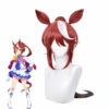 Game Uma Musume Pretty Derby Tokai Teio Brown Long Ponytail Cosplay Wigs With Eears -COSPLAY CLANS Sales Store 1 c2e93748 d741 472d a342 32f527ec5025