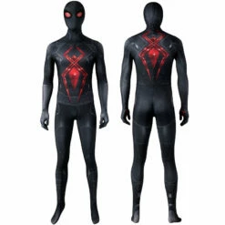 Spider-Man Dark Suit Jumpsuit Cosplay Costumes