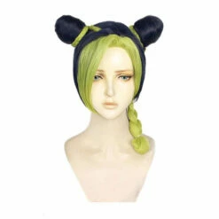 Anime JoJo's Bizarre Adventure Stone Ocean Jolyne Cujoh Mixed Light Green Cosplay Wigs -COSPLAY CLANS Sales Store 1 c4e3d8ad 4383 47d8 bd41 6f316d43759f