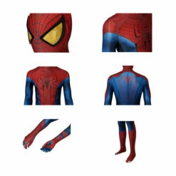 Movie Spider-Man: The Amazing Spider-Man Peter Parker Spiderman Elastic Force Cosplay Costume Jumpsuit With Headgear -COSPLAY CLANS Sales Store 1 c51f7965 10d1 42d4 ab57 1b8bb95a1439