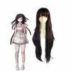 Anime Danganronpa 2: Goodbye Despair Mikan Tsumiki 100cm Long Black Purple Cosplay Wigs -COSPLAY CLANS Sales Store 1 c776d2a9 adba 4f29 a718 552506dcefbb