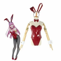 Anime DARLING In The FRANXX 02 Cosplay Zero Two Bunny Girl Cosplay Costumes