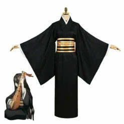 Anime Demon Slayer Kimetsu No Yaiba Nakime Uniform Cosplay Costumes