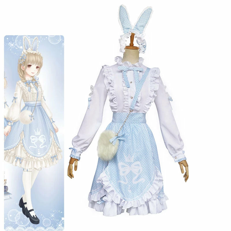 Love Nikki-Dress Up Queen Rabbit Sweet Lolita Cosplay Costumes 3 Love Nikki-Dress Up Queen Rabbit Sweet Lolita Cosplay Costumes