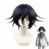 Anime DanganRonpa V3 Oma Kokichi Black Mixed Purple Short Wigs -COSPLAY CLANS Sales Store 1 e458d08e ac92 400e 9101 ef199efff7a1
