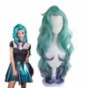 Game LOL KDA All Out Seraphine 100cm Long Green Gradient Purple Wavy Cosplay Wigs -COSPLAY CLANS Sales Store 1 f1886dd7 7759 4da9 8cf2 f4ab7ec13760