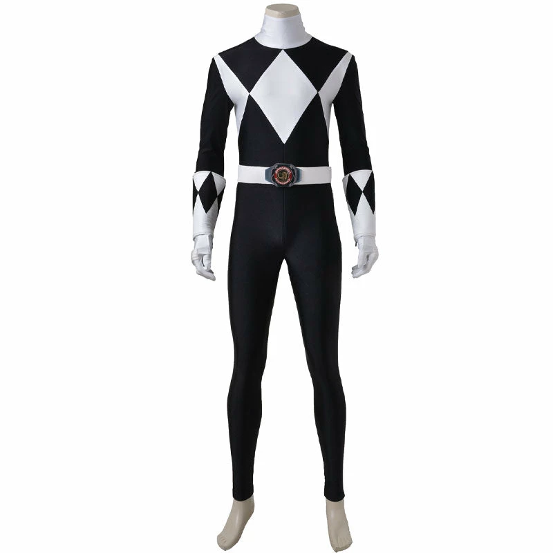 Mighty Morphin Power Rangers Zack Taylor Black Ranger Cosplay Costumes 3 Mighty Morphin Power Rangers Zack Taylor Black Ranger Cosplay Costumes