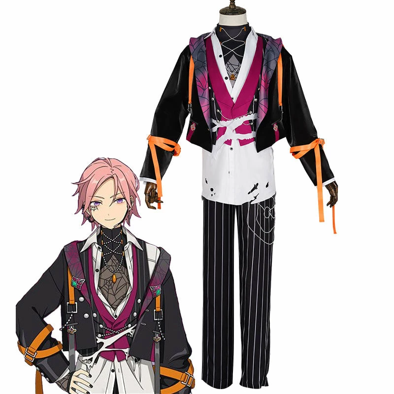 Anime Ensemble Stars CrazyB Oukawa Kohaku Spider Cosplay Costumes 3 Anime Ensemble Stars CrazyB Oukawa Kohaku Spider Cosplay Costumes