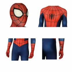 Ultimate Spider-Man Season1 Peter Parker Spiderman Elastic Force Jumpsuit Cosplay Costume -COSPLAY CLANS Sales Store 1 f60b7e32 9772 41de 89ee 69a182ac6037
