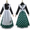 Demon Slayer Kimetsu No Yaiba Tanjiro Kamado Maid Dress Cosplay Costume -COSPLAY CLANS Sales Store 1 ff780bc7 569c 4946 b90b dbd4760f117e