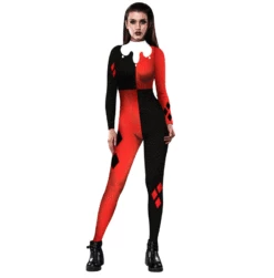 Movie The Suicide Squad Birds Of Prey Harley Quinn Ribbon Outfits Cosplay Costumes -COSPLAY CLANS Sales Store 2