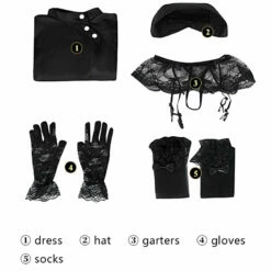 Anime My Dress-Up Darling Marin Kitagawa Black Nurse Uniform Cosplay Costumes -COSPLAY CLANS Sales Store 20 44df9afd ef2d 4ecd ab0d 22de6ca14c13