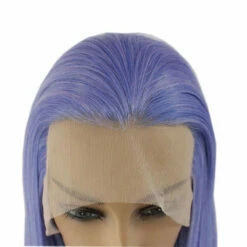 60cm Women Lace Front Wigs Long Straight Dark Blue Cosplay Wigs -COSPLAY CLANS Sales Store 211