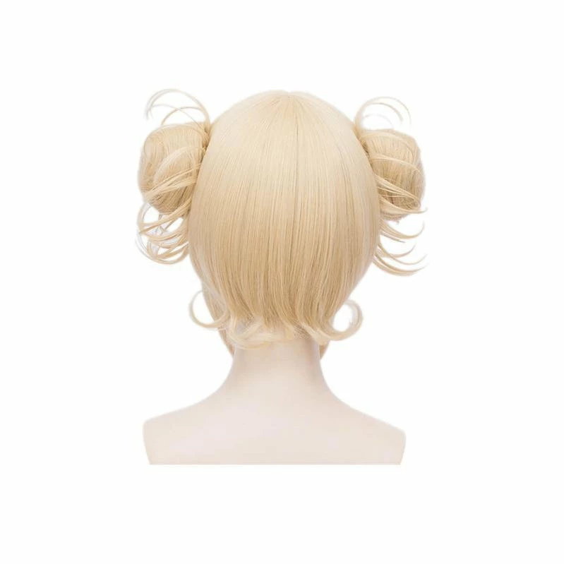 Anime My Hero Academia Himiko Toga Short Blonde Cosplay Wigs With Free Vampire Teeth 5 Anime My Hero Academia Himiko Toga Short Blonde Cosplay Wigs With Free Vampire Teeth - Image 3