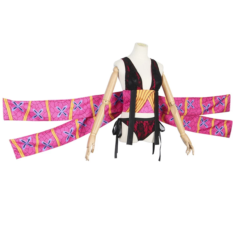 Anime Demon Slayer Kimetsu No Yaiba Daki Fullset Cosplay Costumes 4 Anime Demon Slayer Kimetsu No Yaiba Daki Fullset Cosplay Costumes - Image 2