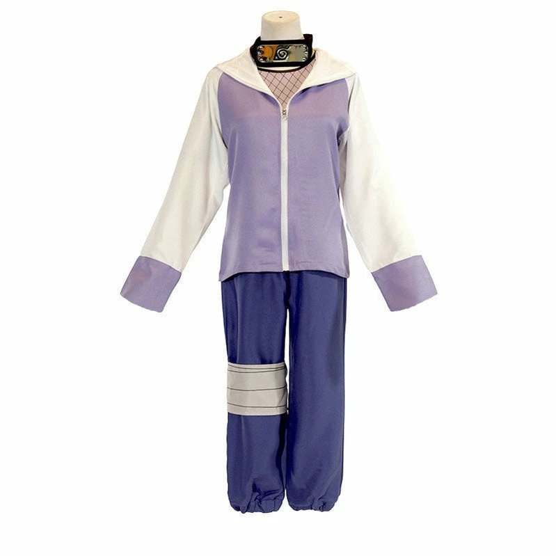 Anime Naruto Hyuga Hinata Uzumaki Fullset Cosplay Costume With Free Props 4 Anime Naruto Hyuga Hinata Uzumaki Fullset Cosplay Costume With Free Props - Image 2
