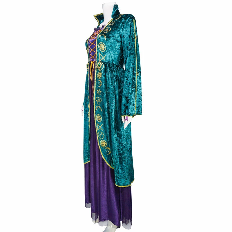 Hocus Pocus 2 Winifred Sanderson Cosplay Costumes 4 Hocus Pocus 2 Winifred Sanderson Cosplay Costumes - Image 2