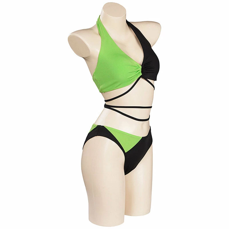 Kim Possible Shego Swimsuit Cosplay Costumes 4 Kim Possible Shego Swimsuit Cosplay Costumes - Image 2