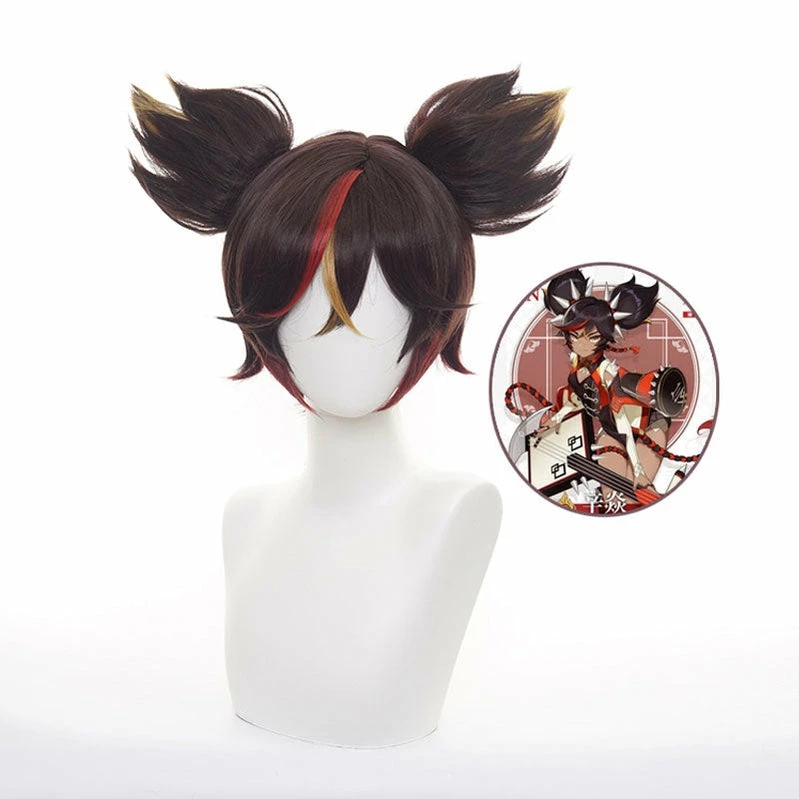 Game Genshin Impact Xinyan Brown Cosplay Wigs 4 Game Genshin Impact Xinyan Brown Cosplay Wigs - Image 2