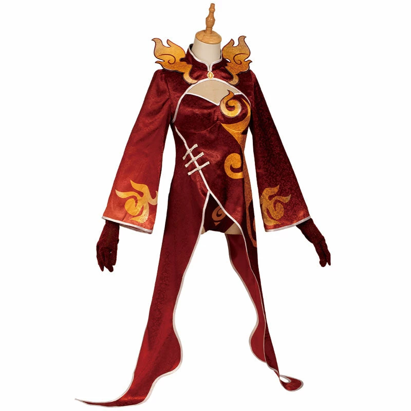 Game Genshin Impact Indarias Pyro Yakshas Cosplay Costumes 5 Game Genshin Impact Indarias Pyro Yakshas Cosplay Costumes - Image 3