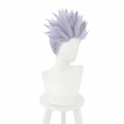 Anime Jujutsu Kaisen Satoru Gojo Short Purple Cosplay Wigs -COSPLAY CLANS Sales Store 2 46f4e889 16ad 45ca 9576 ca600add6ee3