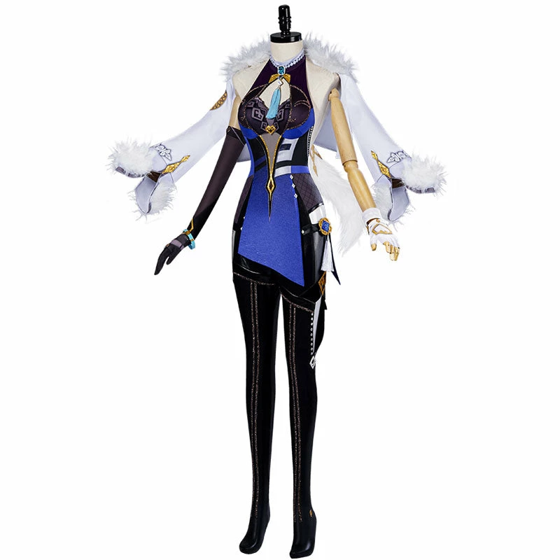 Game Genshin Impact Yelan Fullset Cosplay Costume 4 Game Genshin Impact Yelan Fullset Cosplay Costume - Image 2