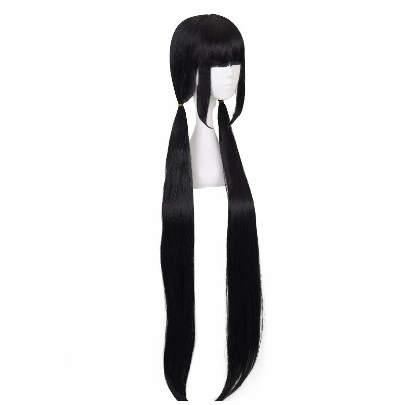 Anime Danganronpa V3: Killing Harmony Maki Harukawa Black Long Cosplay Wigs 4 Anime Danganronpa V3: Killing Harmony Maki Harukawa Black Long Cosplay Wigs - Image 2