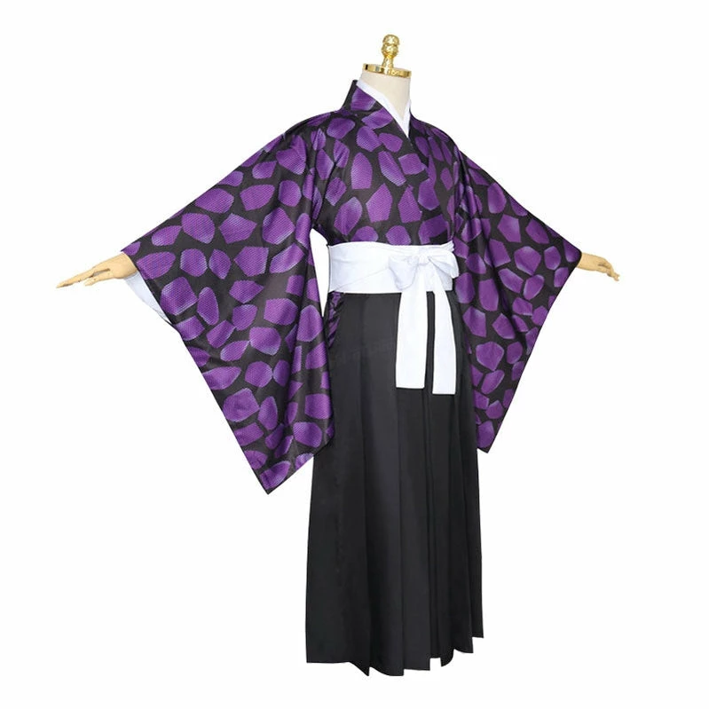 Anime Demon Slayer Kimetsu No Yaiba Kokushibou Tsugikuni Michikatsu Cosplay Costumes 5 Anime Demon Slayer Kimetsu No Yaiba Kokushibou Tsugikuni Michikatsu Cosplay Costumes - Image 3