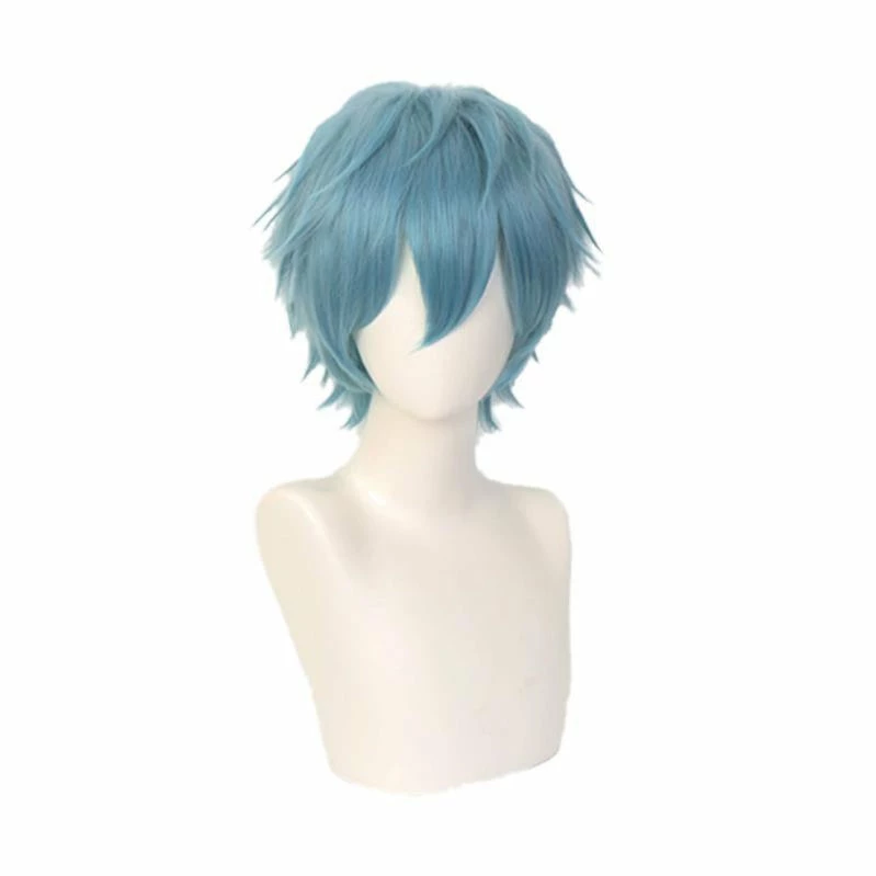 Anime My Hero Academia Shigaraki Tomura Short Blue Cosplay Wigs 4 Anime My Hero Academia Shigaraki Tomura Short Blue Cosplay Wigs - Image 2